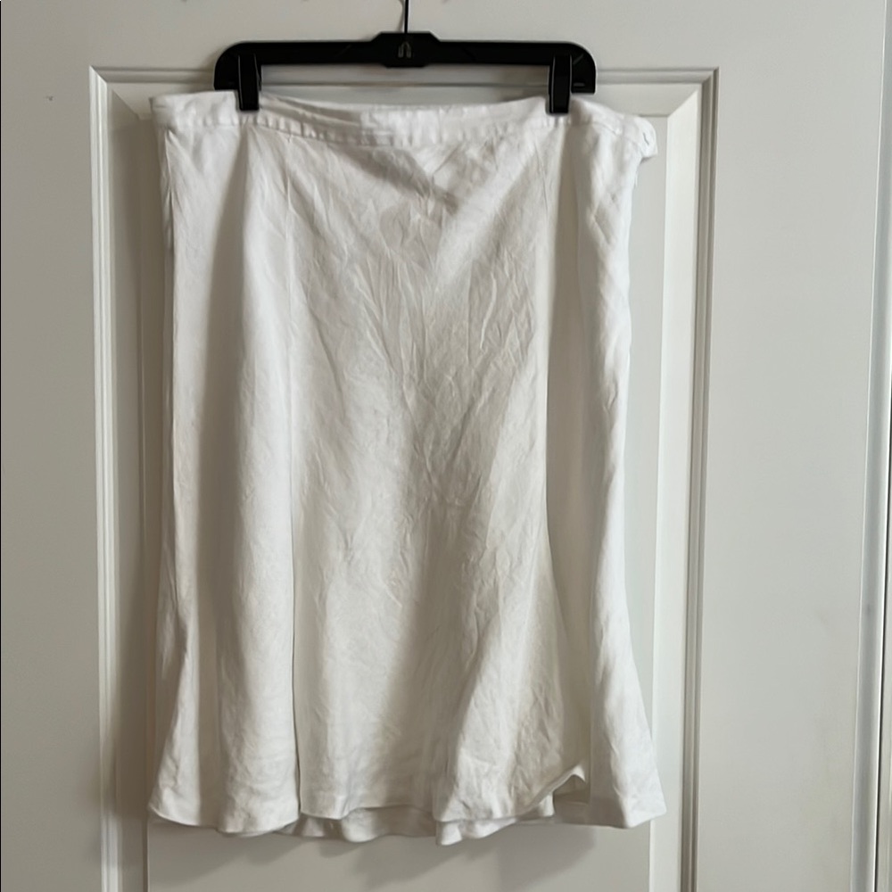 Ralph Lauren Linen Midi Skirt